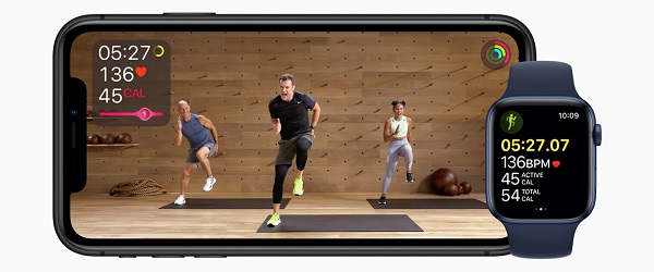 Služba Apple Fitness Plus.