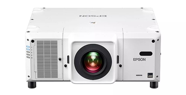Biela verzia profesionálneho laserového projektora Epson Pro L30002UNL.