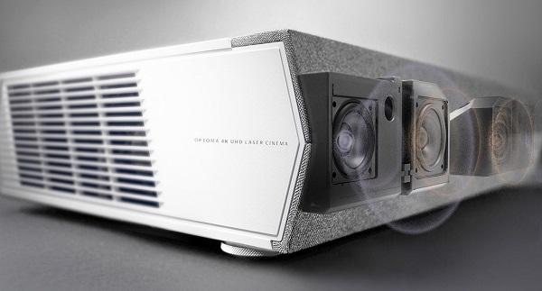 4K laserový projektor a soundbar v jednom Optoma CinemaX P2.