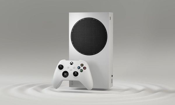 Pripravovaná herná konzola Microsoft Xbox Series S.