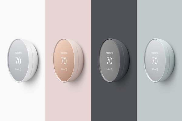 Nový model inteligentného termostatu Google Nest Thermostat.