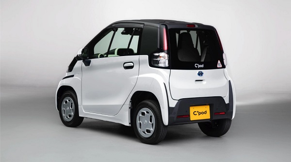 Dvojmiestny mestský elektromobil Toyota C+pod.