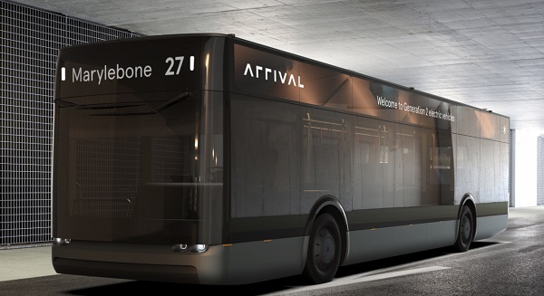 Návrh elektrického autobusu s modulárnym interiérom od spoločnosti Arrival.