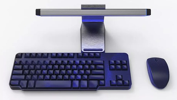 Dezinfekčné UV-C LED svetlo pre klávesnicu a počítačovú myš.
