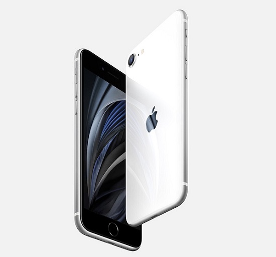 Druhá generácia smartfónu Apple iPhone SE.