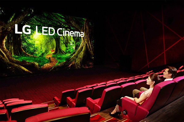 Prvé kino s technológiami LG LED Cinema Display a Dolby Atmos.
