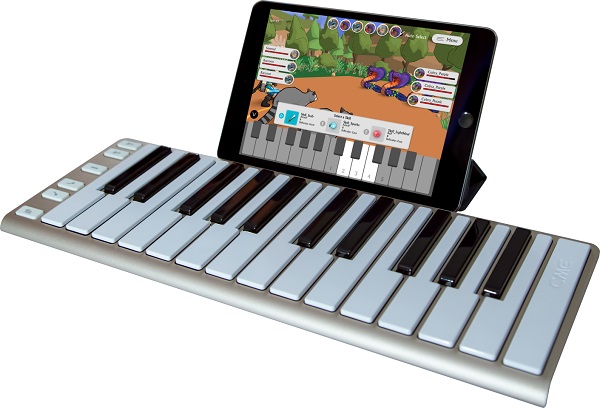 Mobilná hra pre zábavnú výučbu hry na klavír Keys & Kingdoms.