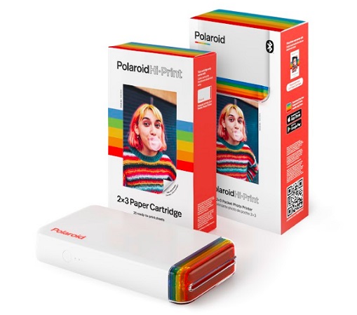 Prenosná farebná sublimačná tlačiareň Polaroid Hi-Print.