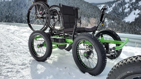 Terénny elektrický invalidný vozík Rig.