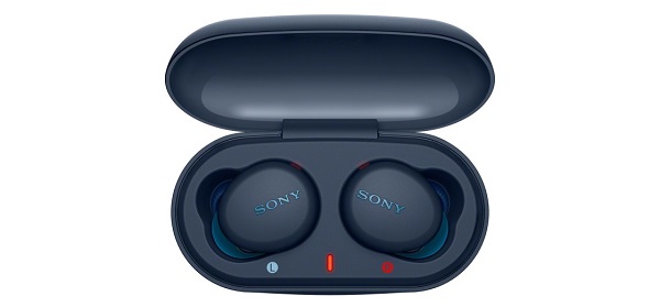 Úplne bezdrôtové slúchadlá do uší Sony WF-XB700.