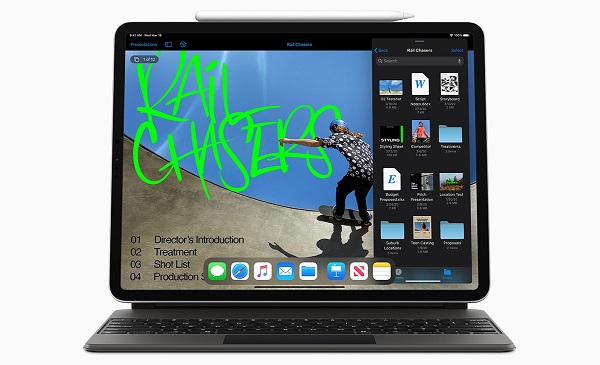 K novým tabletom iPad Pro pre rok 2020 je k dispozícii aj kryt s klávesnicou Magic Keyboard s trackpadom.
