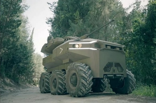 Izraelské ministrerstvo obrany bude testovať stredné robotické bojové vozidlo M-RCV.