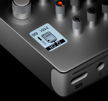 Prenosný profesionálny audio mixér TX-6.