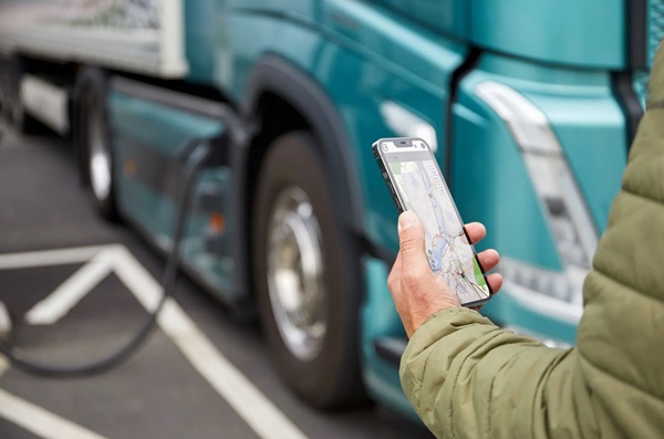 Elektrické nákladné vozidlo Volvo FH s dlhým dojazdom.