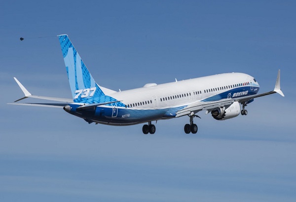 Model lietadla Boeing 737 MAX 10 vzlieta na svoj prvý let.
