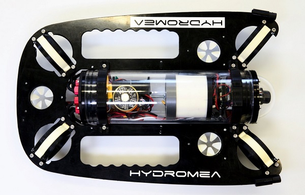 Prototyp podvodného dronu ExRay od spoločnosti Hydromea.