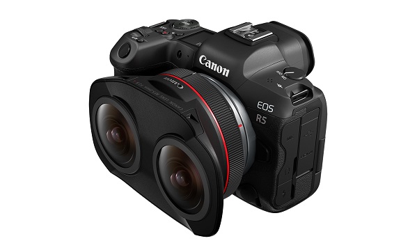 Dvojitý VR objektív s efektom rybieho oka Canon Dual Fisheye RF5,2 mm F2,8 L.