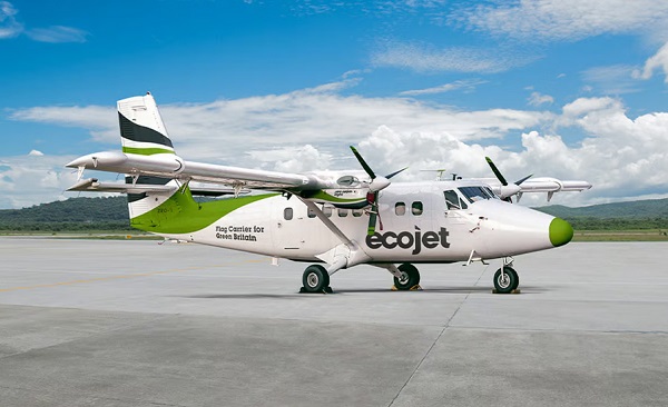 Ecojet m&aacute; v &uacute;mysle vybaviť konvenčn&eacute; lietadl&aacute; poh&aacute;ňan&eacute; petrolejom vod&iacute;kov&yacute;mi elektrick&yacute;mi pohonn&yacute;mi jednotkami a fungovať ako &bdquo;prv&aacute; elektrick&aacute; leteck&aacute; spoločnosť na svete poh&aacute;ňan&aacute; obnoviteľnou energiou&ldquo;.