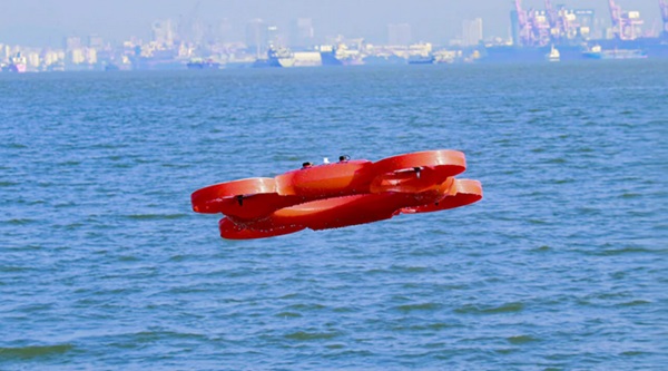 Hybridný záchranný dron TY-3R Flying Lifebuoy. Hybridný záchranný dron TY-3R Flying Lifebuoy.