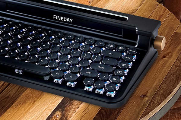Retro bezdrôtová mechanická klávesnica Fineday 3.0.