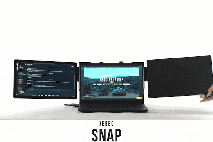 Modulárny systém prenosných monitorov Xebec Snap.