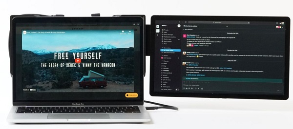 Modulárny systém prenosných monitorov Xebec Snap.