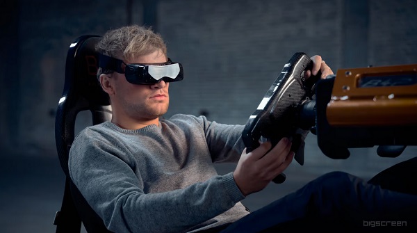 Náhlavná súprava Bigscreen Beyond VR.