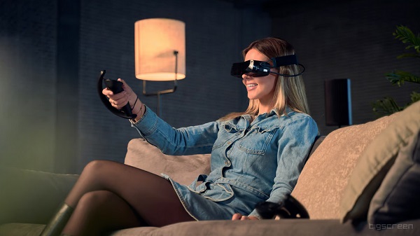 Náhlavná súprava Bigscreen Beyond VR.
