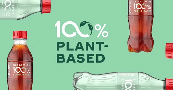 PlantBottle od spoločnosti Coca Coly je jej prvá fľaša vyrobená zo 100 percentného plastu na rastlinnej báze.