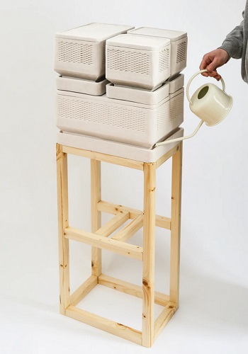 Hlinené chladiace boxy na potraviny so systémom odparovacieho chladenia TONY.