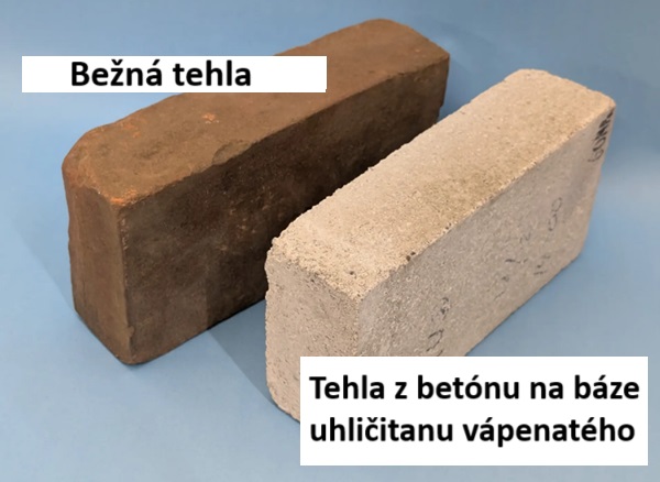 Vedci z Tokijskej univerzity vytvorili betónové tehly na báze uhličitanu vápenatého pomocou materiálov získaných zo zbúranej budovy a zmiešaním CO2 zo vzduchu.