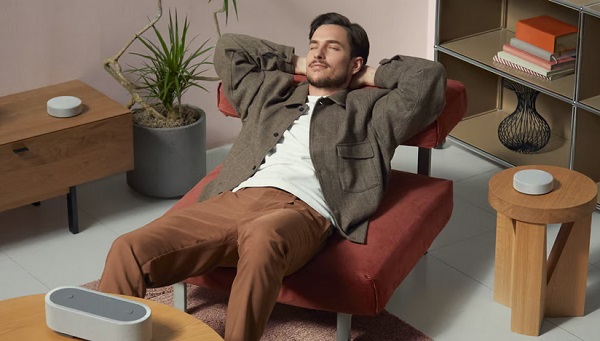 Prenosný 360-stupňový audio systém Sony HT-AX7.