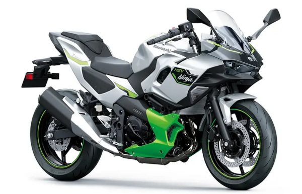 Hybridný cestný motocykel Kawasaki Ninja 7 Hybrid.