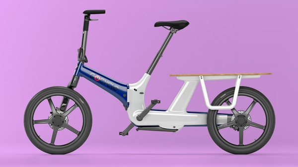 Skladacie nákladné e-bicykle Gocycle CXi a CX+.