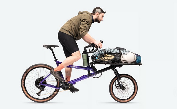 Teleskopický nákladný gravel bicykel Gravit Dust.