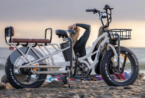 Nákladný elektrický bicykel Higgs Cargo.