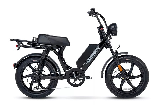 Hybridný elektrický bicykel a moped Juiced Bikes Scorpion X.