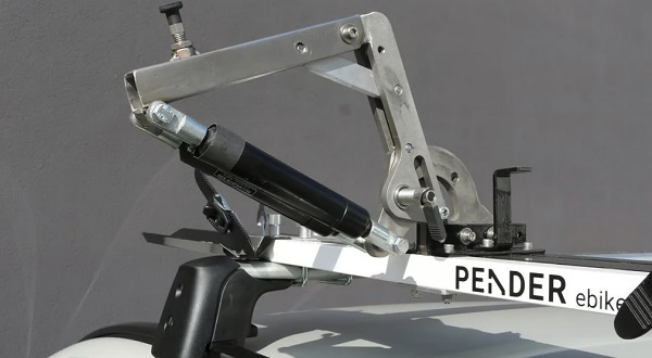 Hydraulický zdvihák na e-bicykle Pender Ebikelifter.