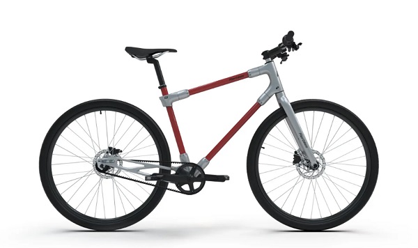 Modulárny bicykel REF Bikes s vymeniteľnými rámovými trubkami.
