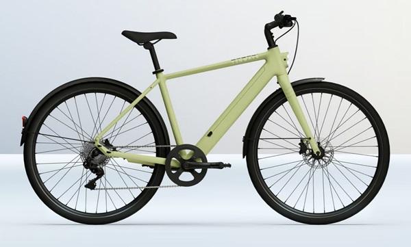 Mestský elektrický bicykel Tenways CGO600 Pro-C s reťazovým pohonom.