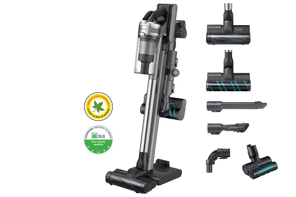 Tyčový bezvreckový 2v1 vysávač Samsung Jet 90 Complete.