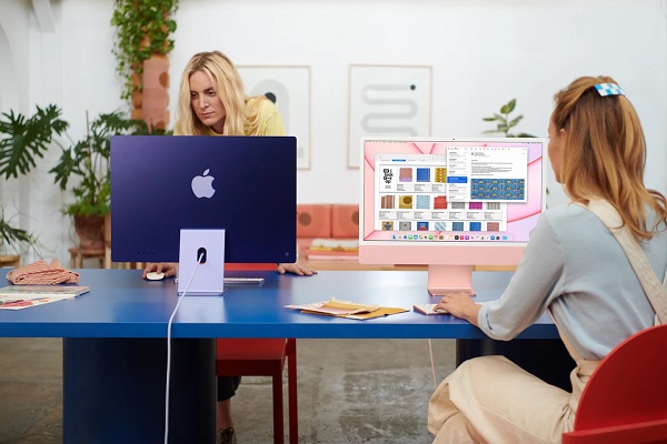 24,5-palcový počítač typu všetko v jednom Apple iMac.