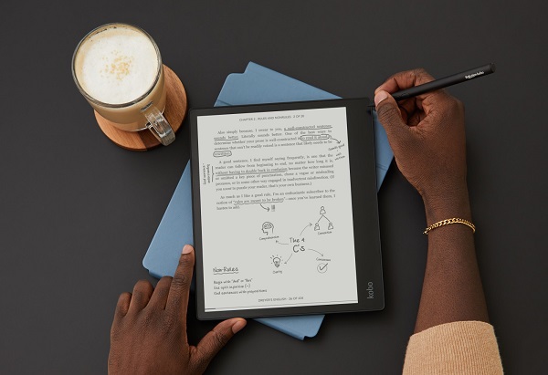 Elektronická čítačka kníh Rakuten Kobo Elipsa.