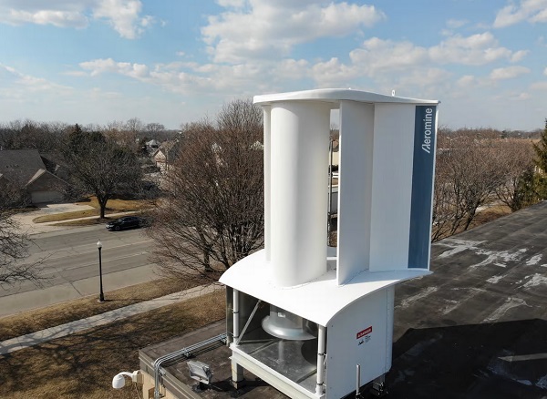 Skúšobná jednotka inštalovaná na streche výrobných zariadení spoloťnosti BASF v meste Wyandotte v Michigane.
