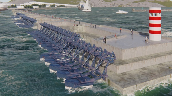 V stanici Eco Wave Power v Porte sa bude nachádzať aj múzeum energie z vĺn a vzdelávacie centrum.