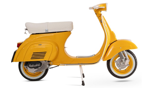 Konverzná elektrická súprava Retrokit pre skútre Vespa.