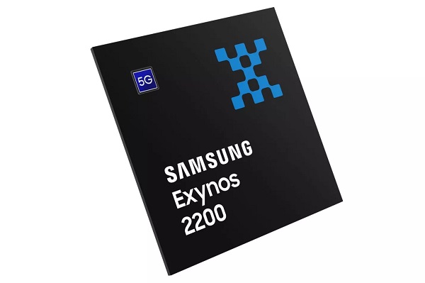 Mobilný procesor Samsung Exynos 2200.