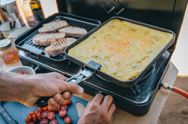 Univerzálny kempingový varič 3 v 1 Cadac Dometic 2 Cook 3 Turbo.