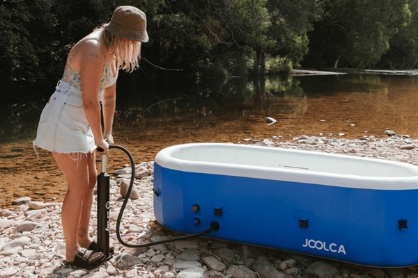 Prenosná nafukovacia kempingová vírivka Joolca Hottub .