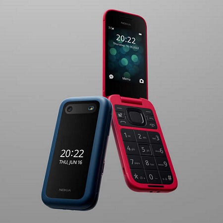 Odolný véčkový telefón Nokia 2660 Flip.